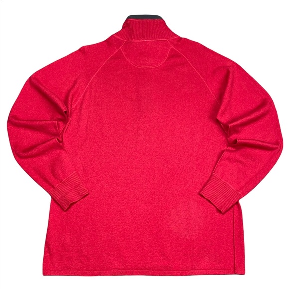 Vintage THE NORTH FACE Wool Sweater 1/4 Zip GREAT COLOR Men’s LARGE - Picture 3 of 7